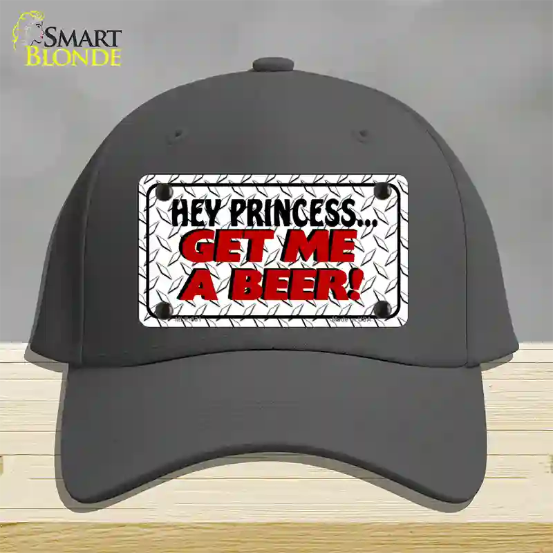 Get Me a Beer Novelty License Plate Hat Cotton / Charcoal