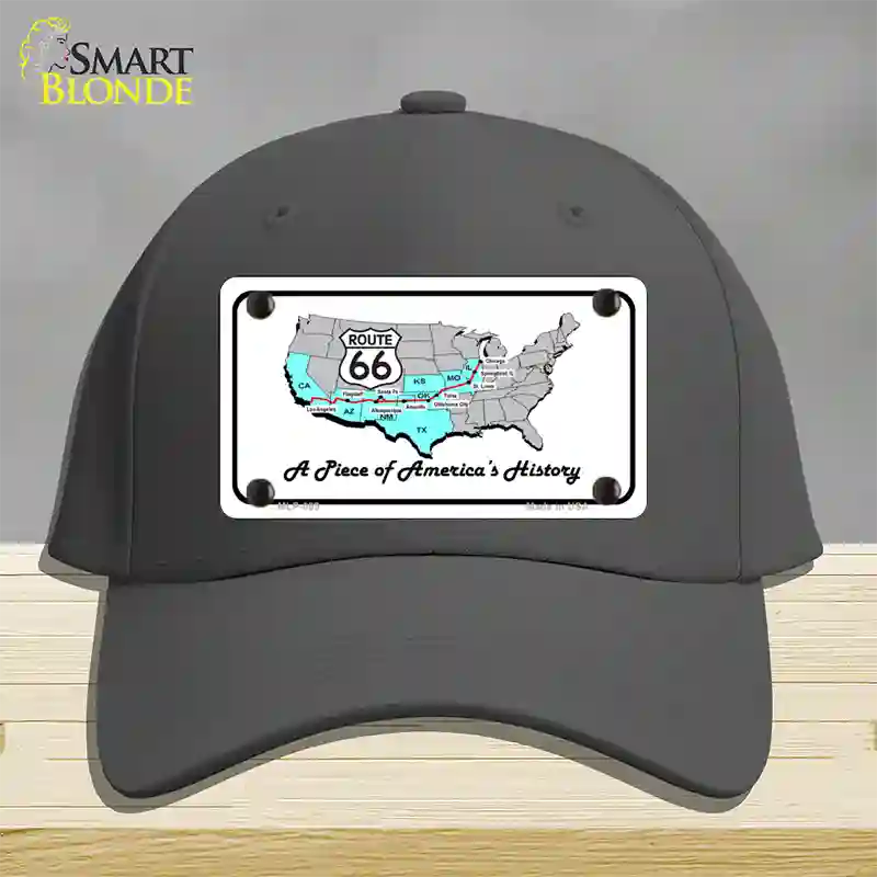 A Piece Of History Novelty License Plate Hat Cotton / Charcoal