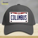 Columbus Ohio Novelty License Plate Hat Cotton / Charcoal