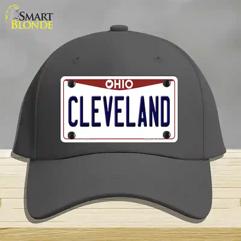 Cleveland Ohio Novelty License Plate Hat Cotton / Charcoal