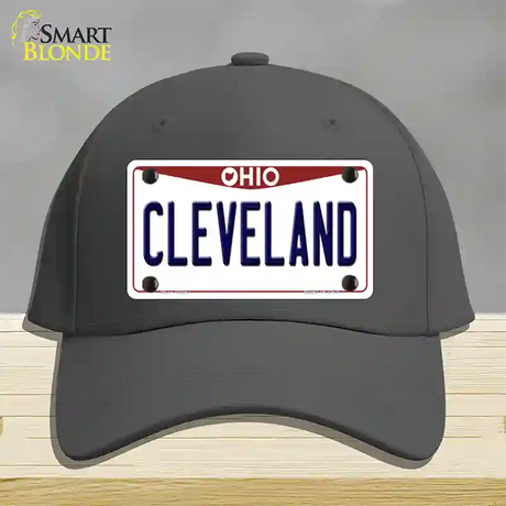 Cleveland Ohio Novelty License Plate Hat Cotton / Charcoal