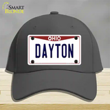 Dayton Ohio Novelty License Plate Hat Cotton / Charcoal