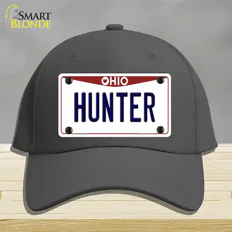 Hunter Ohio Novelty License Plate Hat Cotton / Charcoal