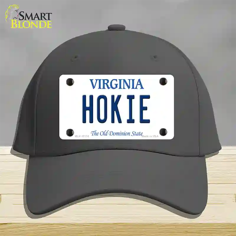 Hokie Virginia Novelty License Plate Hat Cotton / Charcoal