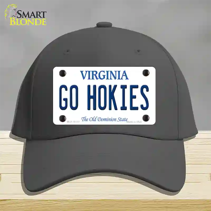 Go Hokies Virginia Novelty License Plate Hat Cotton / Charcoal