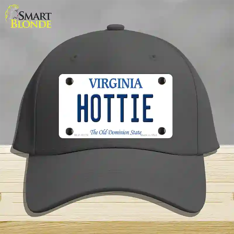 Hottie Virginia Novelty License Plate Hat Cotton / Charcoal