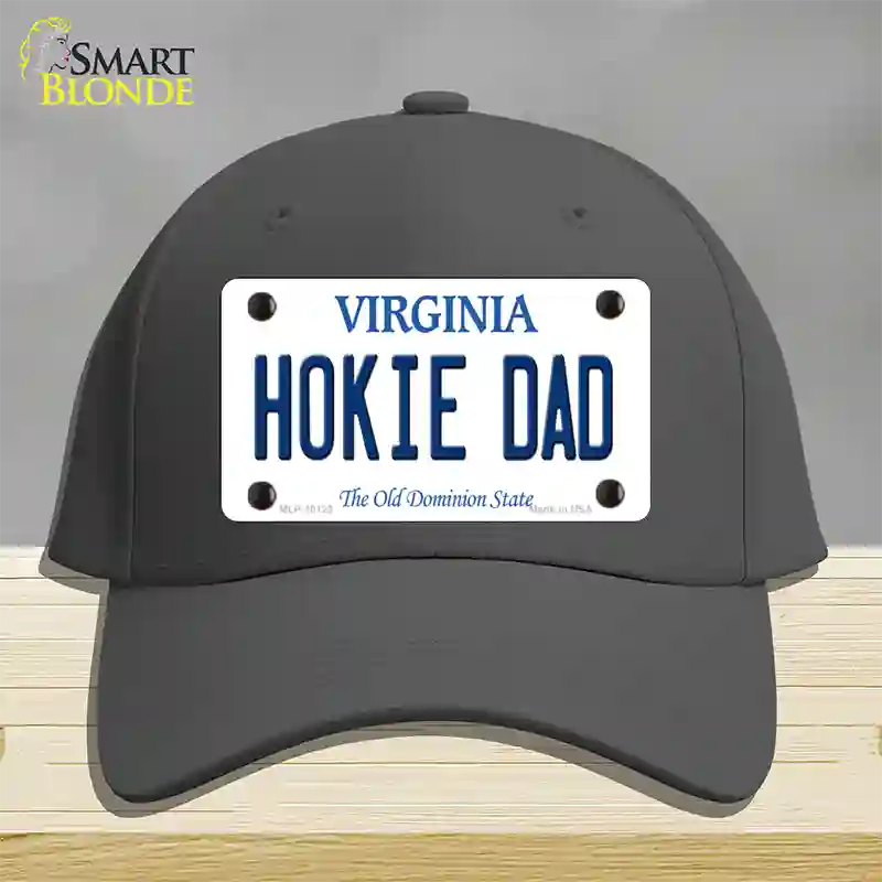 Hokie Dad Virginia Novelty License Plate Hat Cotton / Charcoal