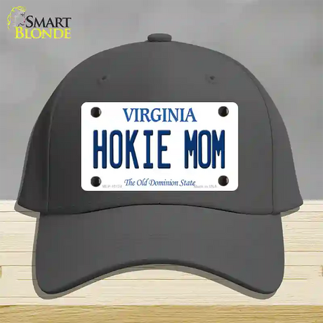 Hokie Mom Virginia Novelty License Plate Hat Cotton / Charcoal