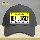 New Jersey Garden State Novelty License Plate Hat Cotton / Charcoal