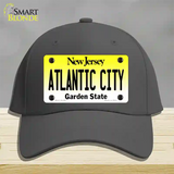 Atlantic City New Jersey Novelty License Plate Hat Cotton / Charcoal