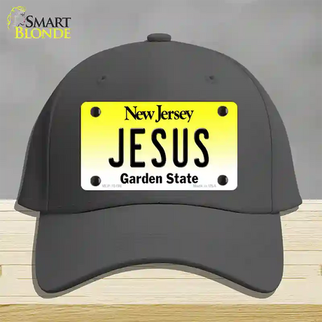 Jesus New Jersey Novelty License Plate Hat Cotton / Charcoal