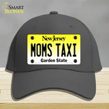 Moms Taxi New Jersey Novelty License Plate Hat Cotton / Charcoal