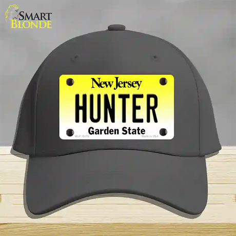 Hunter New Jersey Novelty License Plate Hat Cotton / Charcoal