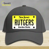 Rutgers New Jersey Novelty License Plate Hat Cotton / Charcoal