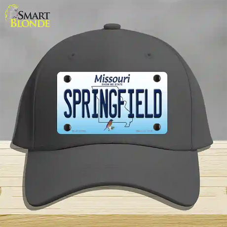 Springfield Missouri Novelty License Plate Hat Cotton / Charcoal