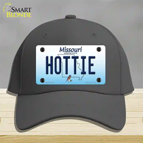 Hottie Missouri Novelty License Plate Hat Cotton / Charcoal