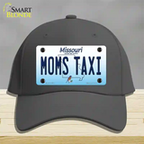 Moms Taxi Missouri Novelty License Plate Hat Cotton / Charcoal