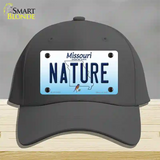 Nature Missouri Novelty License Plate Hat Cotton / Charcoal