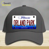 Orland Park Illinois Novelty License Plate Hat Cotton / Charcoal