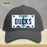 Ducks Oregon Novelty License Plate Hat Cotton / Charcoal