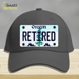 Retired Oregon Novelty License Plate Hat Cotton / Charcoal