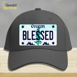 Blessed Oregon Novelty License Plate Hat Cotton / Charcoal