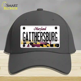 Gaithersburg Maryland Novelty License Plate Hat Cotton / Charcoal