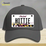 Hottie Maryland Novelty License Plate Hat Cotton / Charcoal