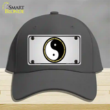 Yin And Yang Novelty License Plate Hat Cotton / Charcoal