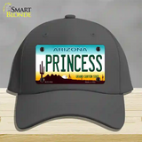 Princess Arizona Novelty License Plate Hat Cotton / Charcoal