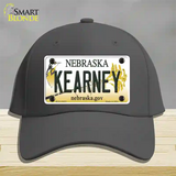 Kearney Nebraska Novelty License Plate Hat Cotton / Charcoal