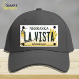 La Vista Nebraska Novelty License Plate Hat Cotton / Charcoal