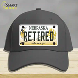 Retired Nebraska Novelty License Plate Hat Cotton / Charcoal