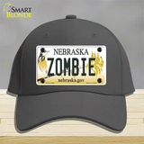 Zombie Nebraska Novelty License Plate Hat Cotton / Charcoal