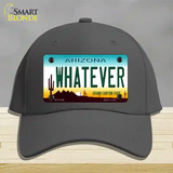 Whatever Arizona Novelty License Plate Hat Cotton / Charcoal