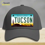 Tucson Arizona Novelty License Plate Hat Cotton / Charcoal