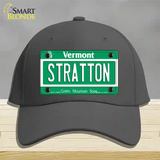 Stratton Vermont Novelty License Plate Hat Cotton / Charcoal