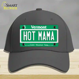 Hot Mama Vermont Novelty License Plate Hat Cotton / Charcoal