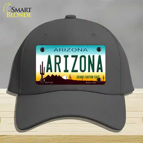 Arizona Novelty License Plate Hat Cotton / Charcoal