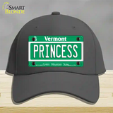 Princess Vermont Novelty License Plate Hat Cotton / Charcoal