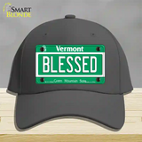 Blessed Vermont Novelty License Plate Hat Cotton / Charcoal