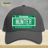 Hunter Vermont Novelty License Plate Hat Cotton / Charcoal