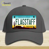 Flagstaff Arizona Novelty License Plate Hat Cotton / Charcoal