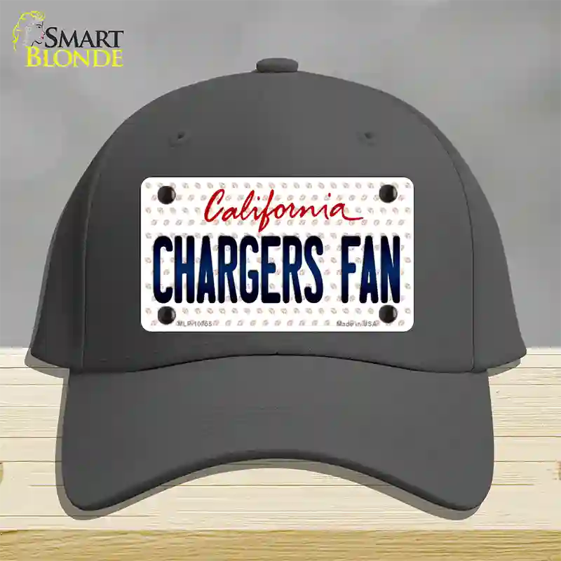 Chargers Fan California Novelty License Plate Hat Cotton / Charcoal