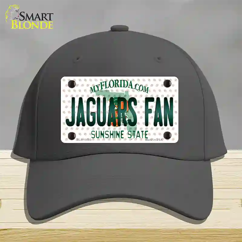 Jaguars Fan Florida Novelty License Plate Hat Cotton / Charcoal