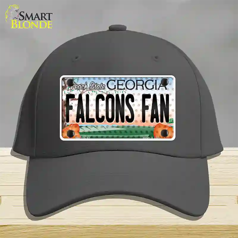 Falcons Fan Georgia Novelty License Plate Hat Cotton / Charcoal