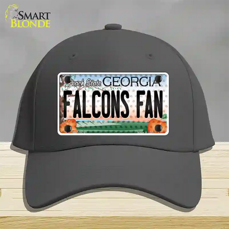 Falcons Fan Georgia Novelty License Plate Hat Cotton / Charcoal