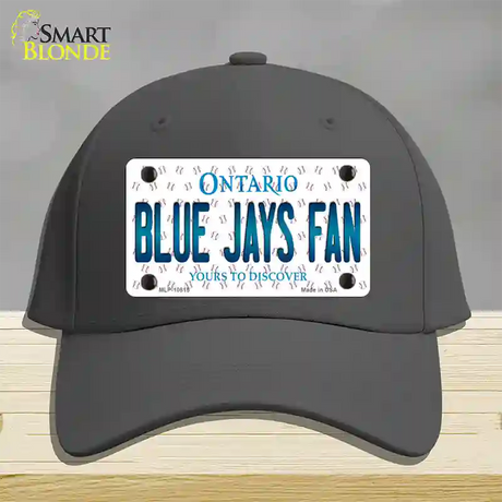 Blue Jays Fan Ontario Novelty License Plate Hat Cotton / Charcoal