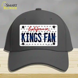 Kings Fan California Novelty License Plate Hat Cotton / Charcoal