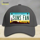 Suns Fan Arizona Novelty License Plate Hat Cotton / Charcoal